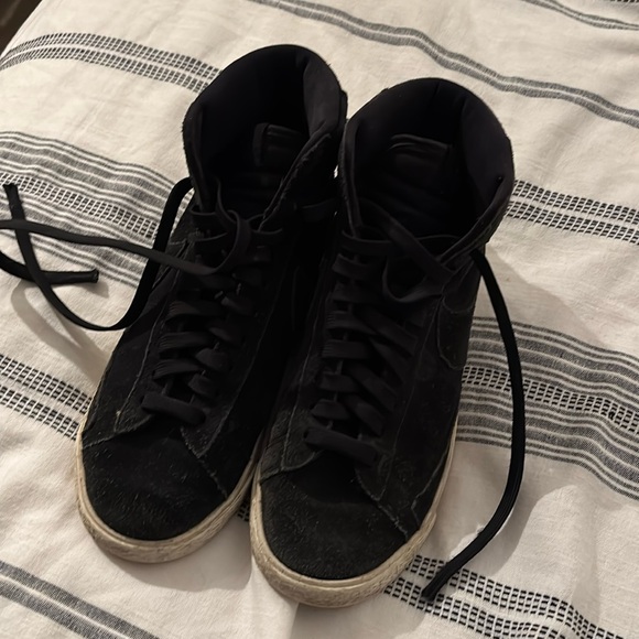 Nike, faux suede, 6.5 youth high tops - Picture 1 of 3